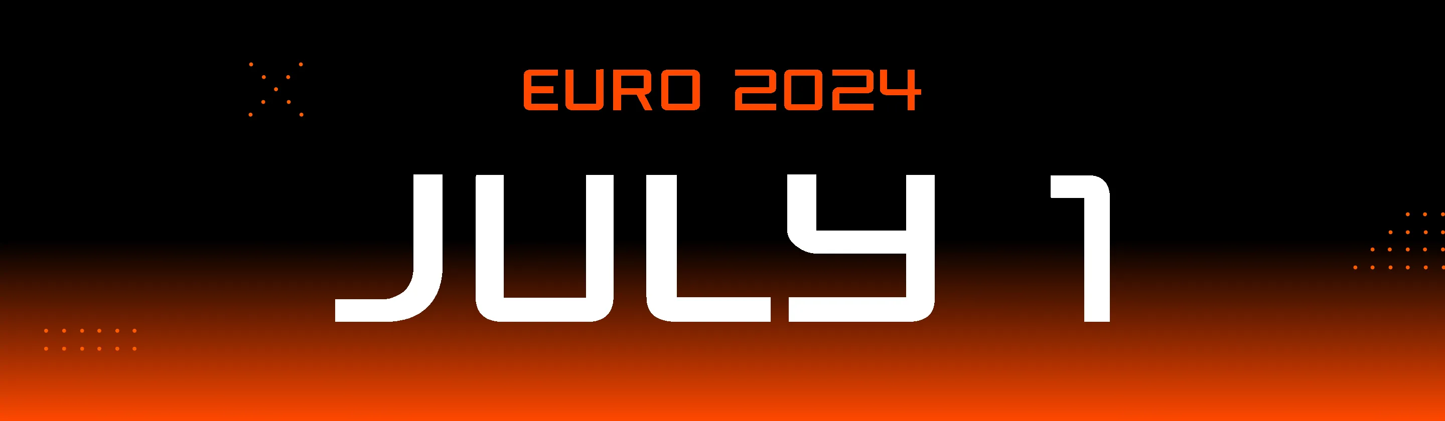 EURO 2024. Knockout Stage. July 1